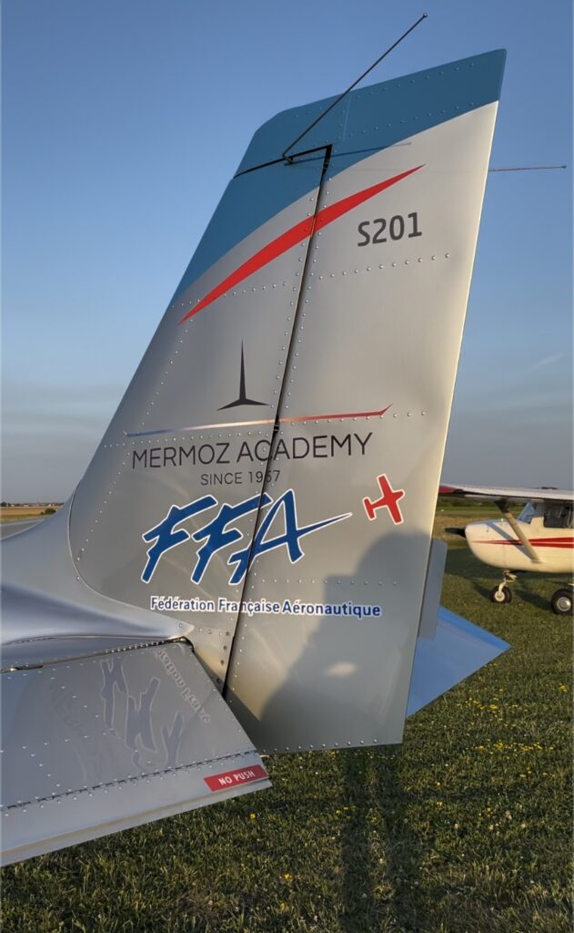 derive avion logo FFA & Mermoz Academy TAJP