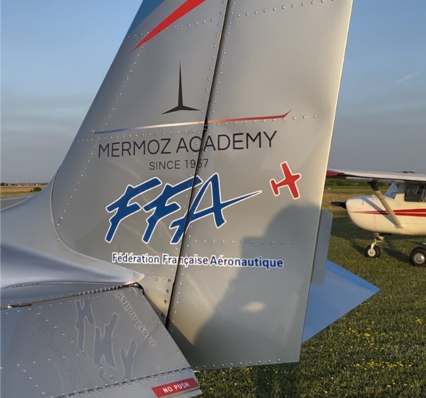 derive avion logo FFA & Mermoz Academy TAJP